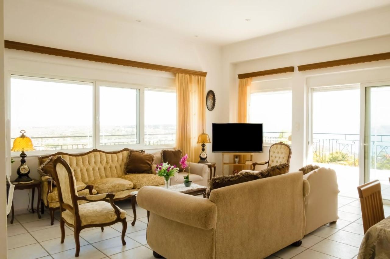 Villa Afroditi In Chania Near Airport With Private Pool, Free Wi-Fi, Souda Bay Views, Garden Oasis Κουνουπιδιανά Εξωτερικό φωτογραφία
