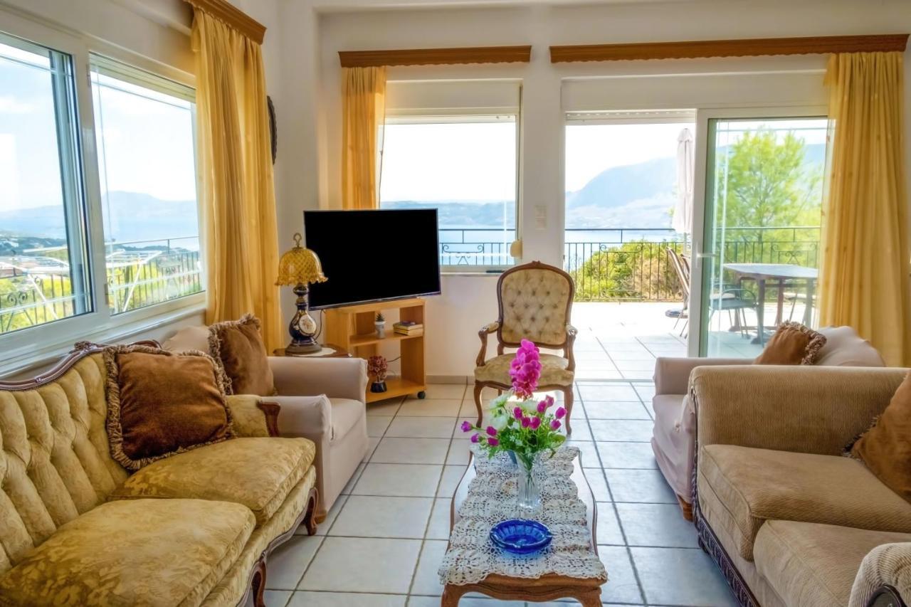 Villa Afroditi In Chania Near Airport With Private Pool, Free Wi-Fi, Souda Bay Views, Garden Oasis Κουνουπιδιανά Εξωτερικό φωτογραφία