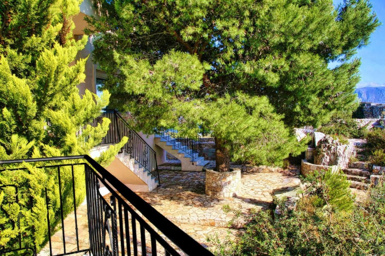 Villa Afroditi In Chania Near Airport With Private Pool, Free Wi-Fi, Souda Bay Views, Garden Oasis Κουνουπιδιανά Εξωτερικό φωτογραφία